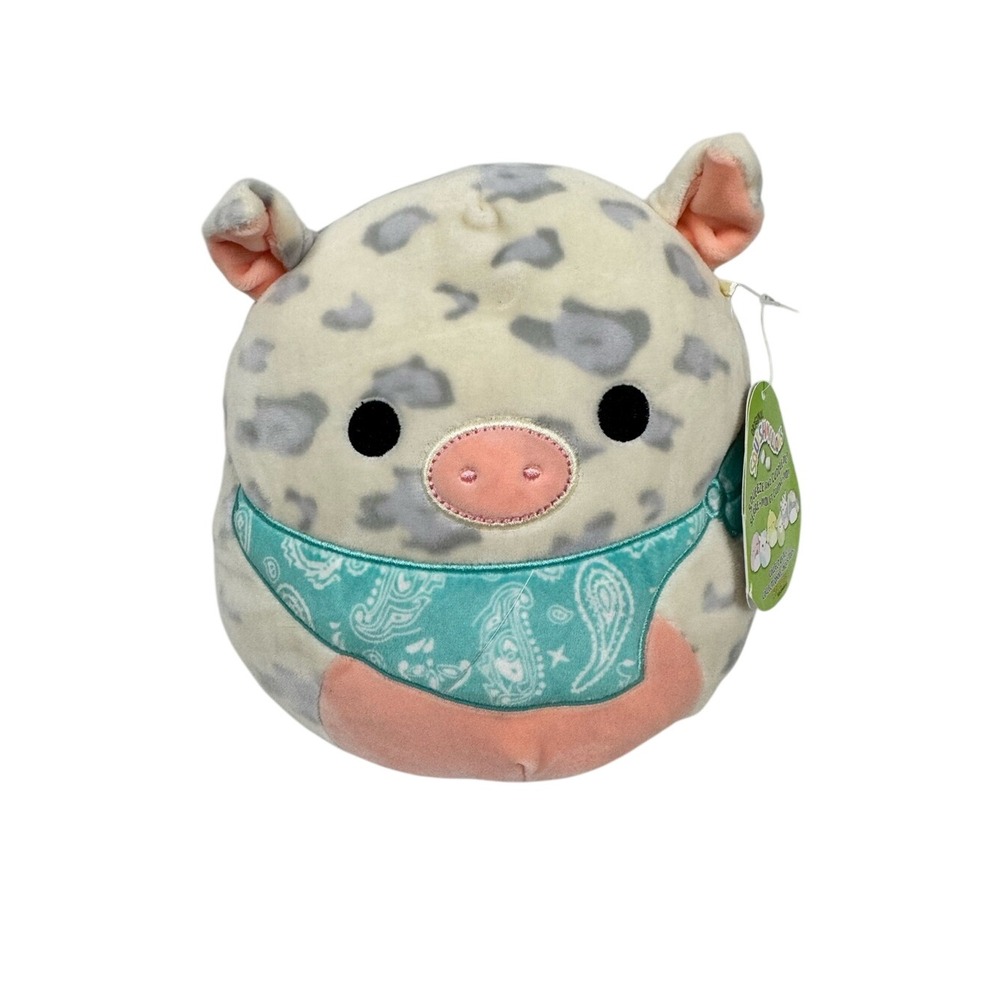 Squishmallow Rosie Pig 8" Plush Spotted Bandana NWT